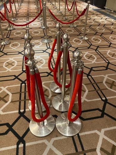 CCEC - Setup Silver Queue Stand with  Rope Red event photo 2, 2025