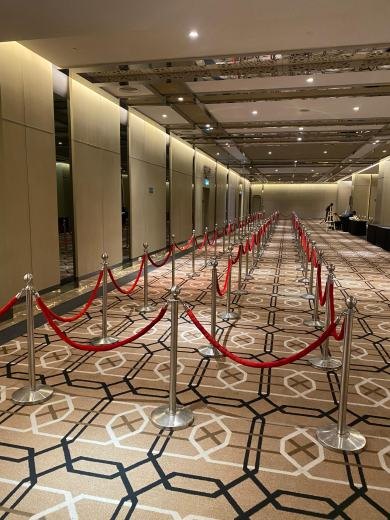 CCEC - Setup Silver Queue Stand with  Rope Red event photo 4, 2025