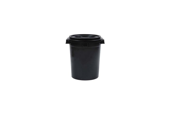Black Rubbish Bin 12 gallon