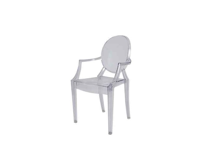 Ghost Chair with Armrest