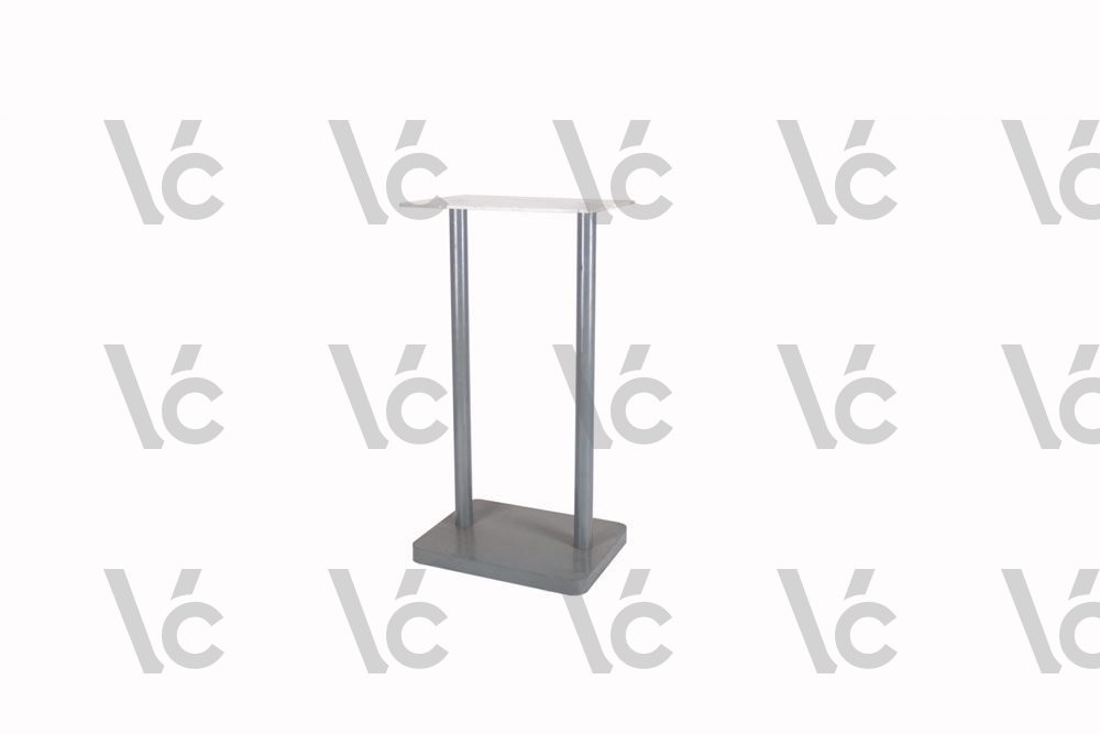 Metal Rostrum with Flat Surface