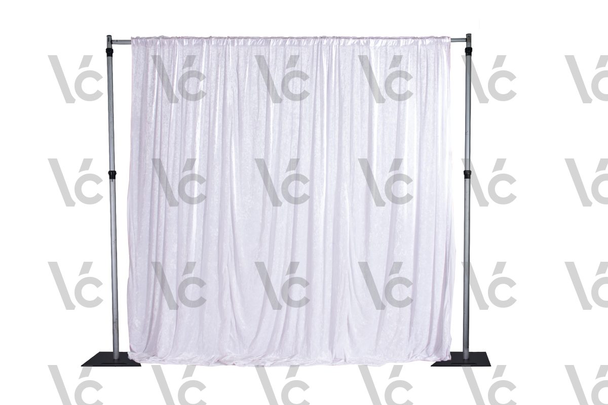 Drape - White (DV Pleated)