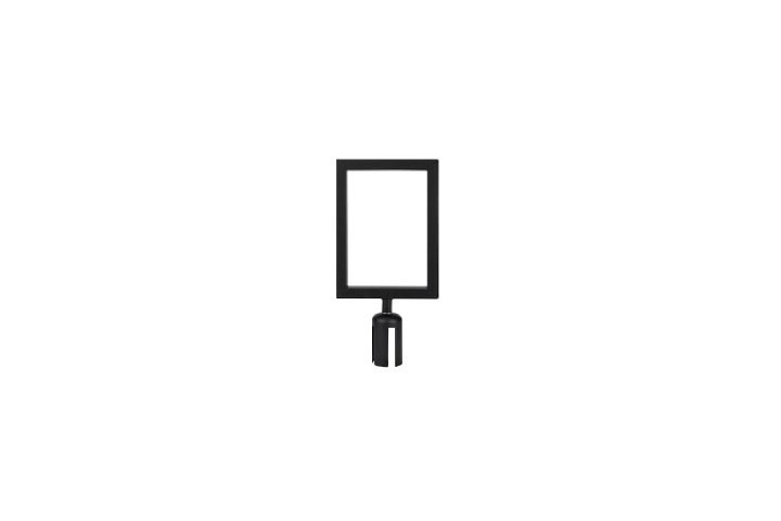 A4 Vertical Signage - Black