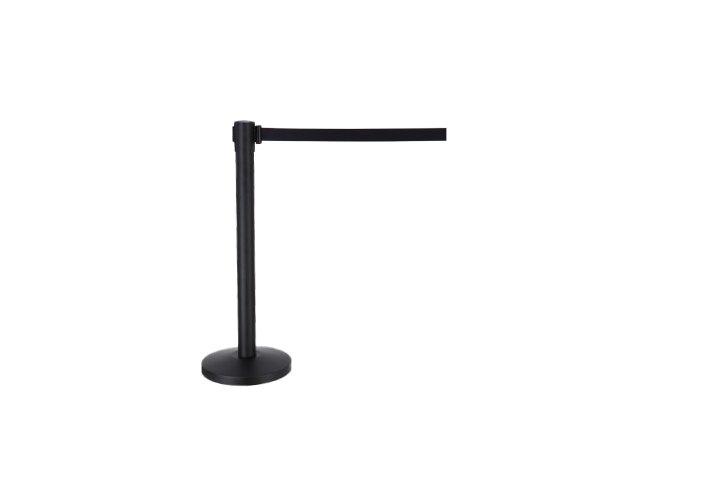 Black Queue Stand with Belt
