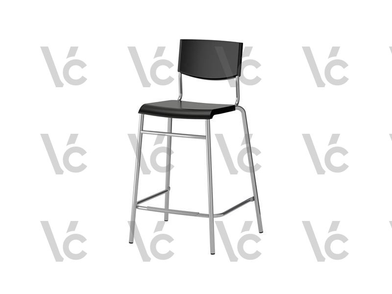 Stig Bar Stool - Black