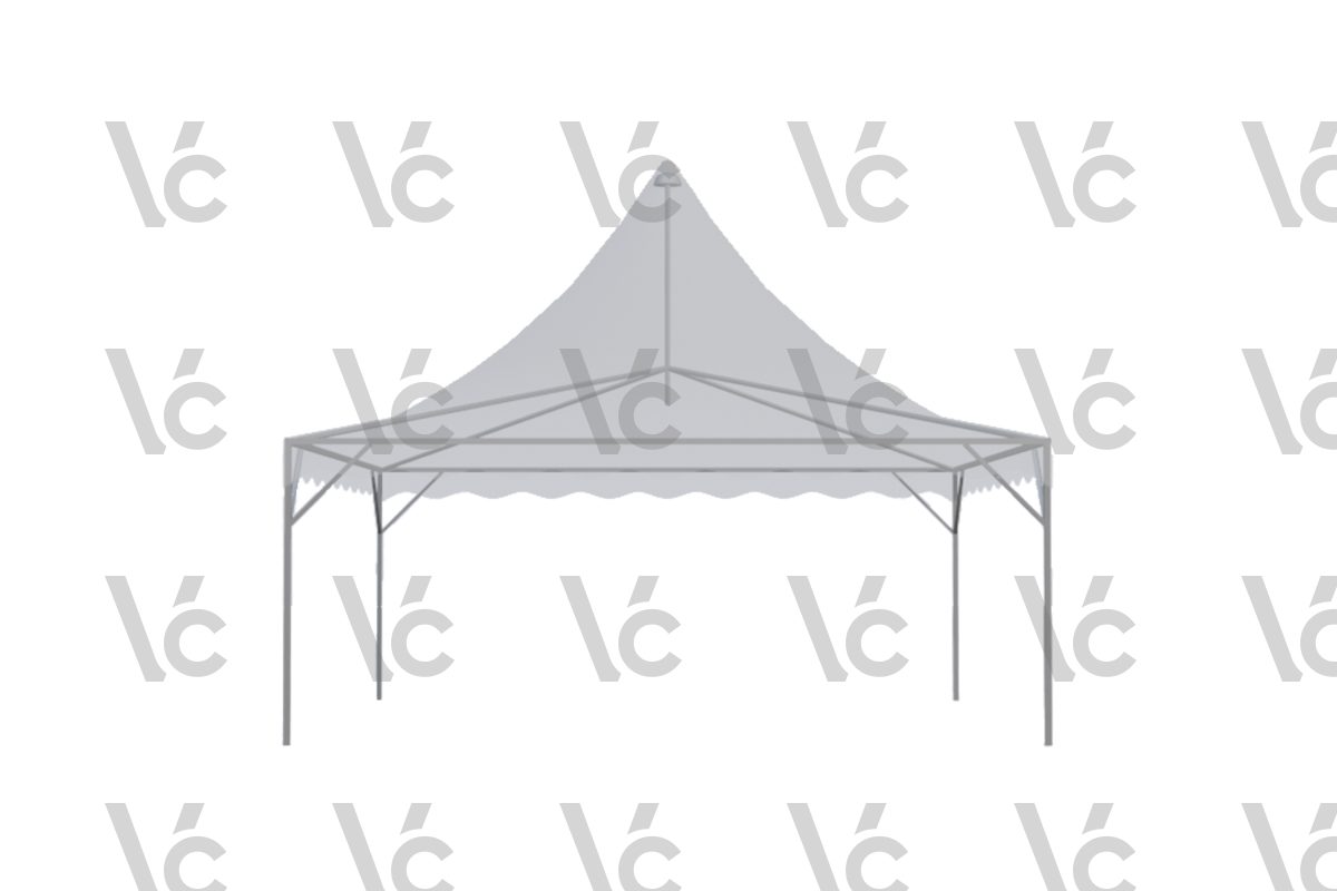 Canopy Arabian / High Top 20ft x 20ft Transparent