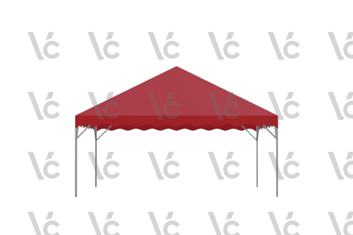 Canopy Pyramid 16ft x 20ft Red